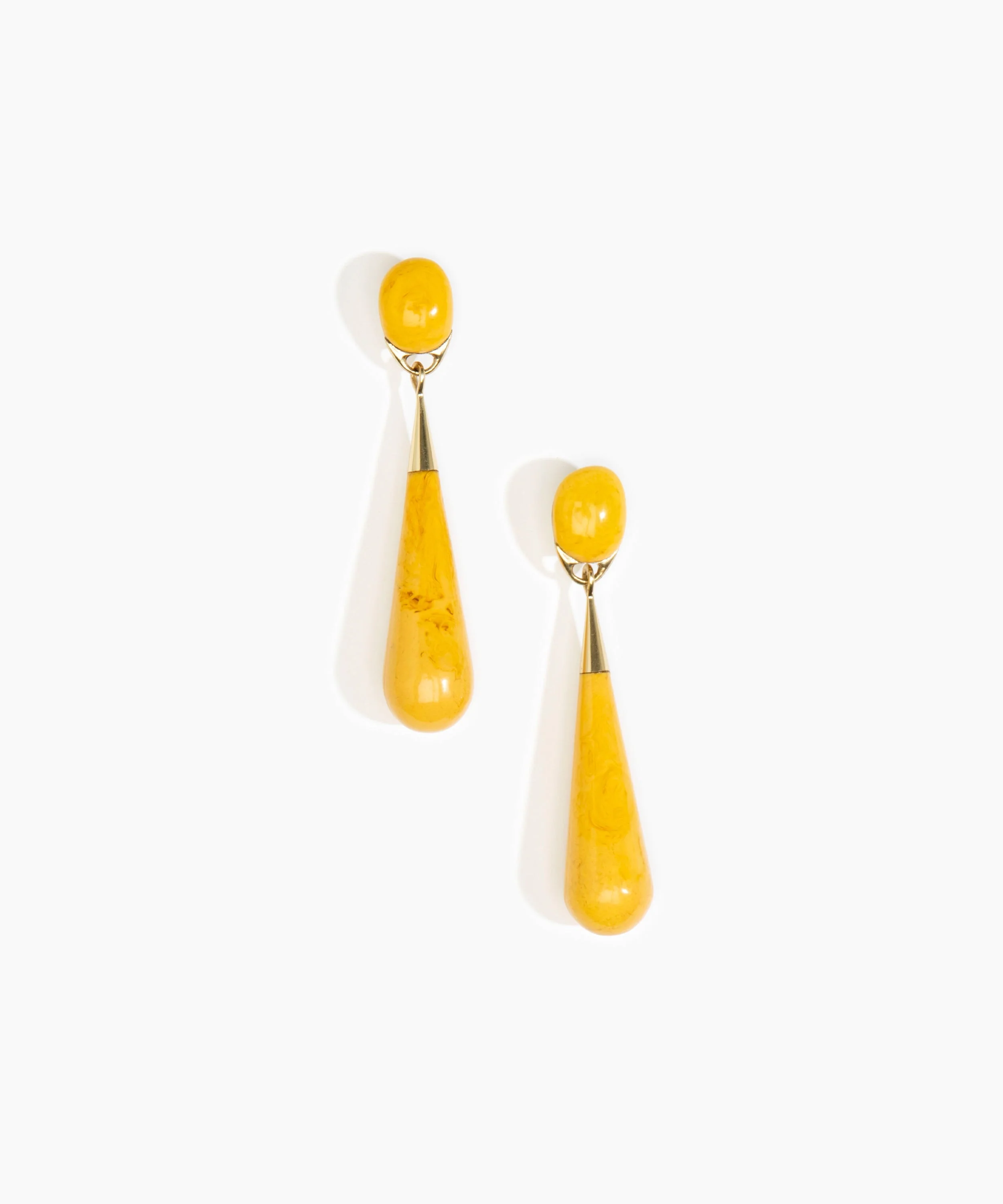 Large Dew Drop Earrings - Image 2