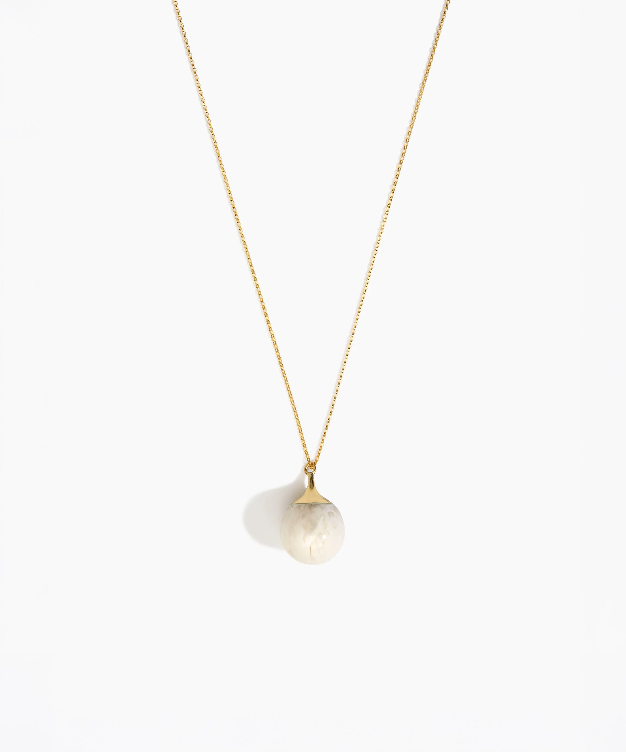 Long Full Moon Chain Pendant - Image 6
