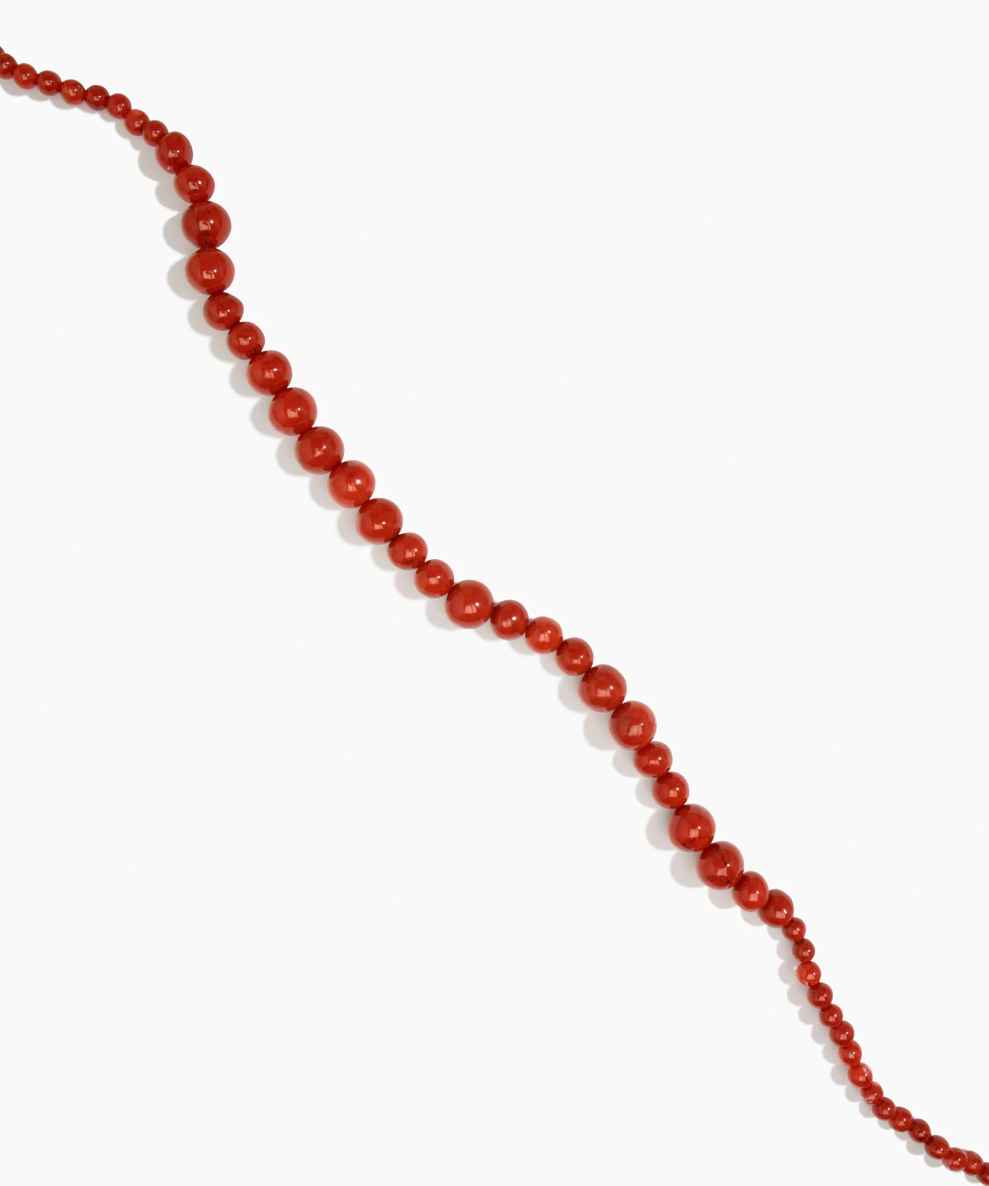 Long Polished Organic Ball Necklace - Image 12