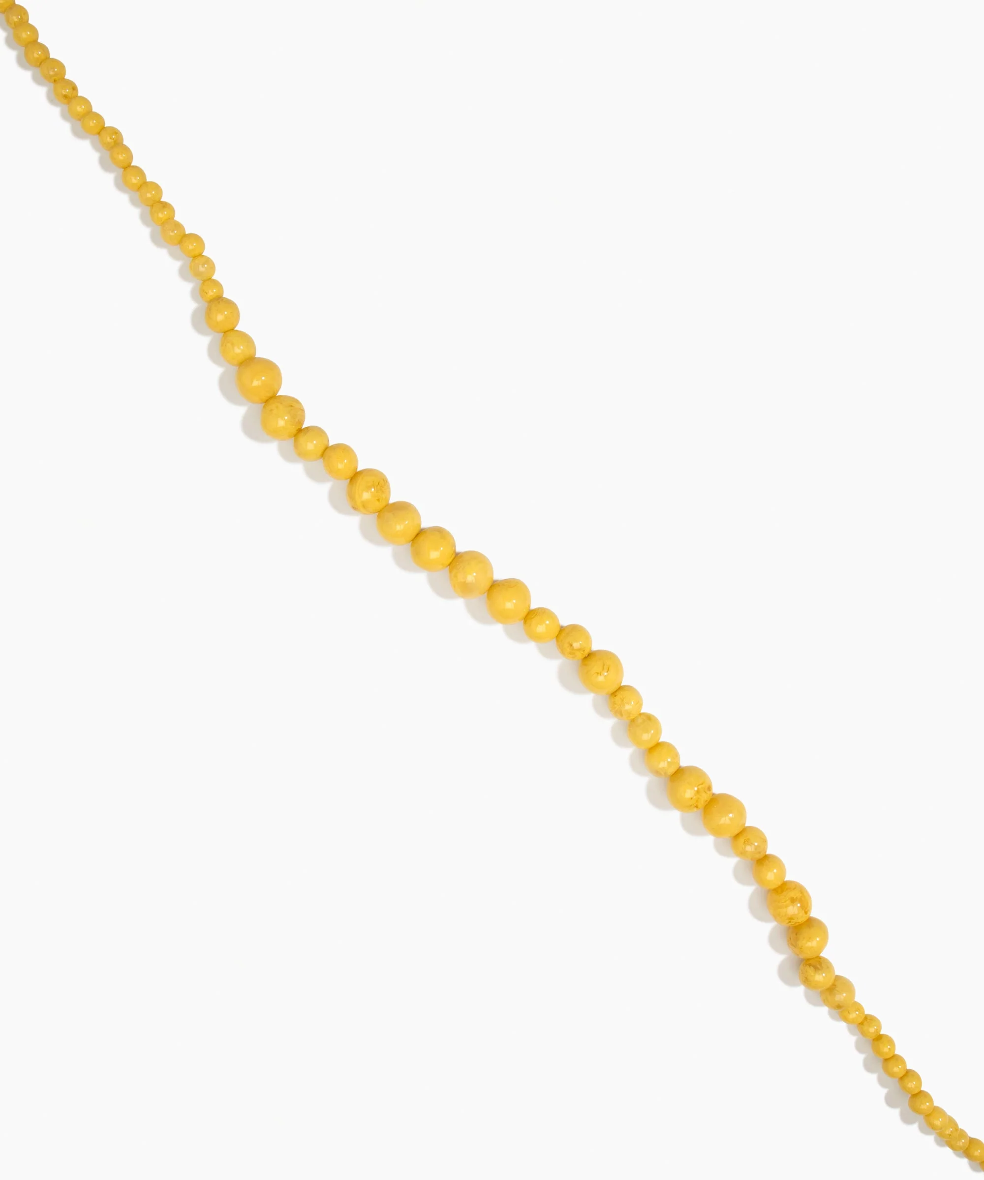 Long Polished Organic Ball Necklace - Image 15
