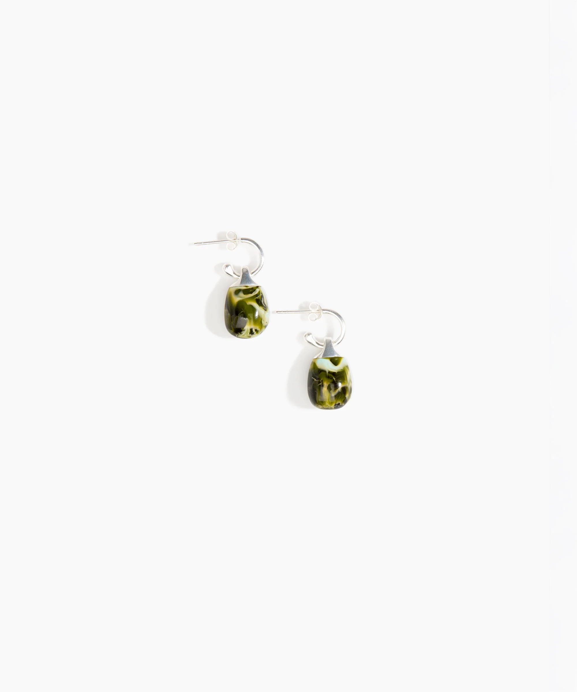 Small River Rock Hoop Earrings - Image 12