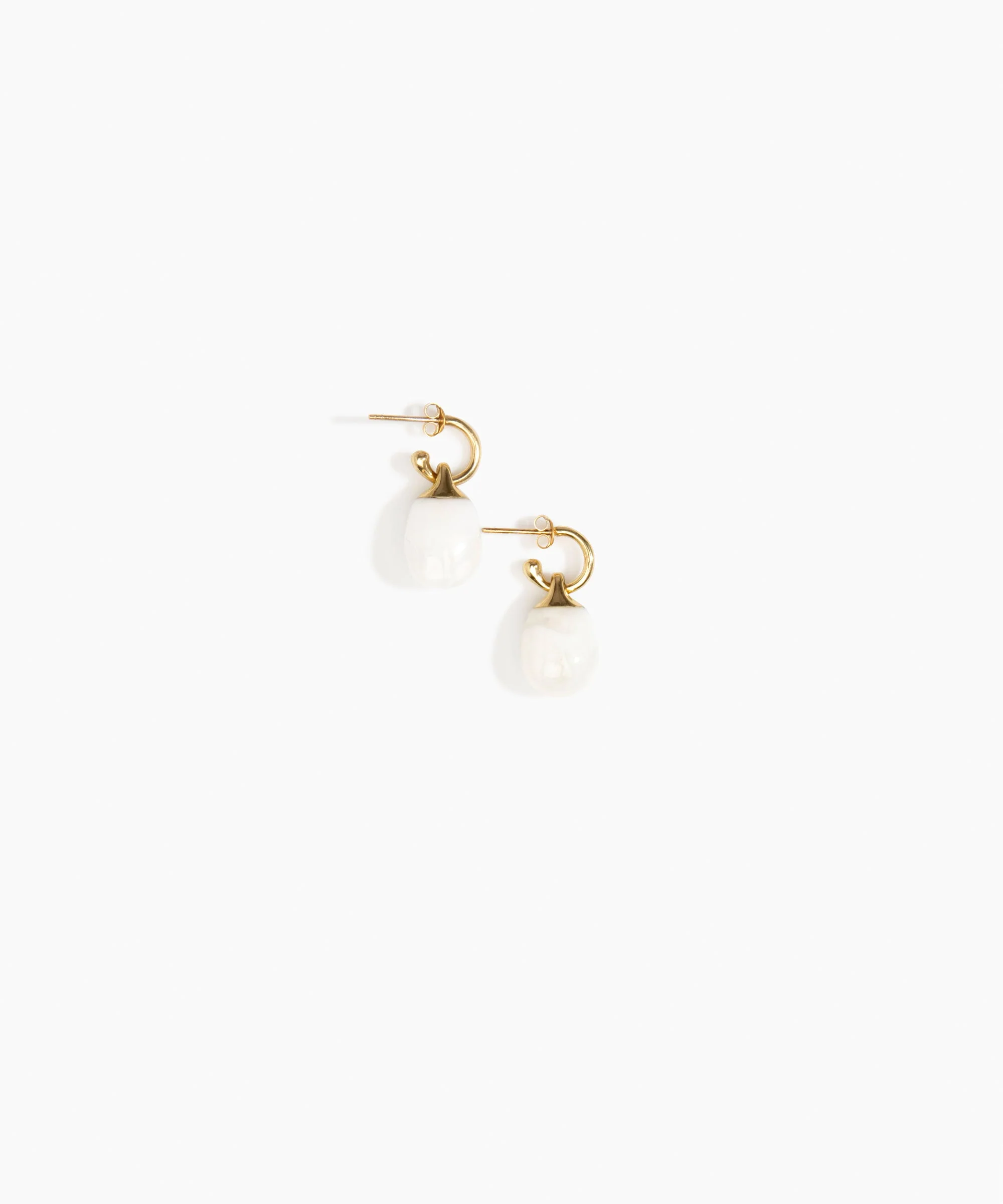 Small River Rock Hoop Earrings - Image 14