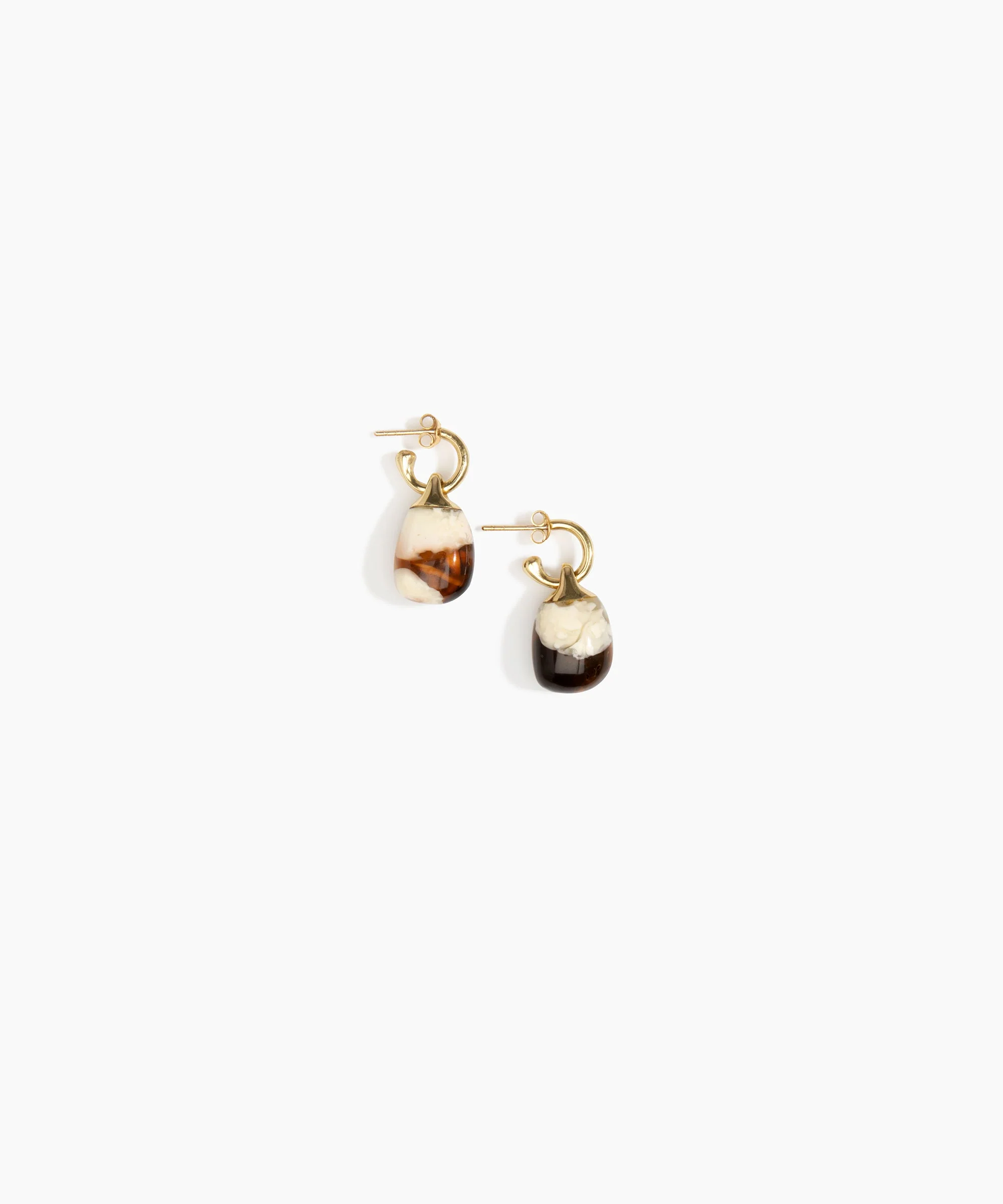 Small River Rock Hoop Earrings - Image 16