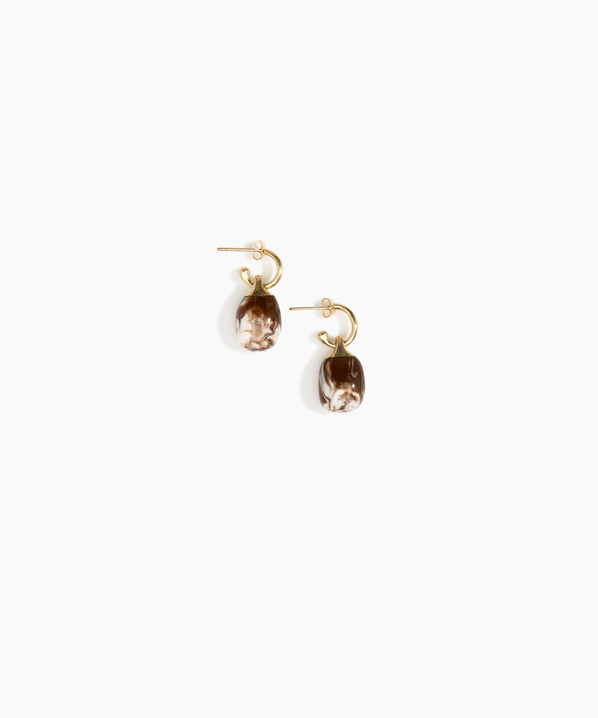 Small River Rock Hoop Earrings - Image 17