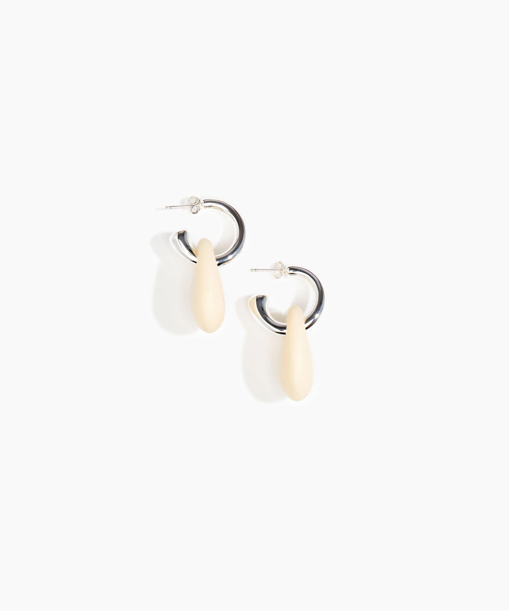 Small Rock Hoop Earrings - Image 14