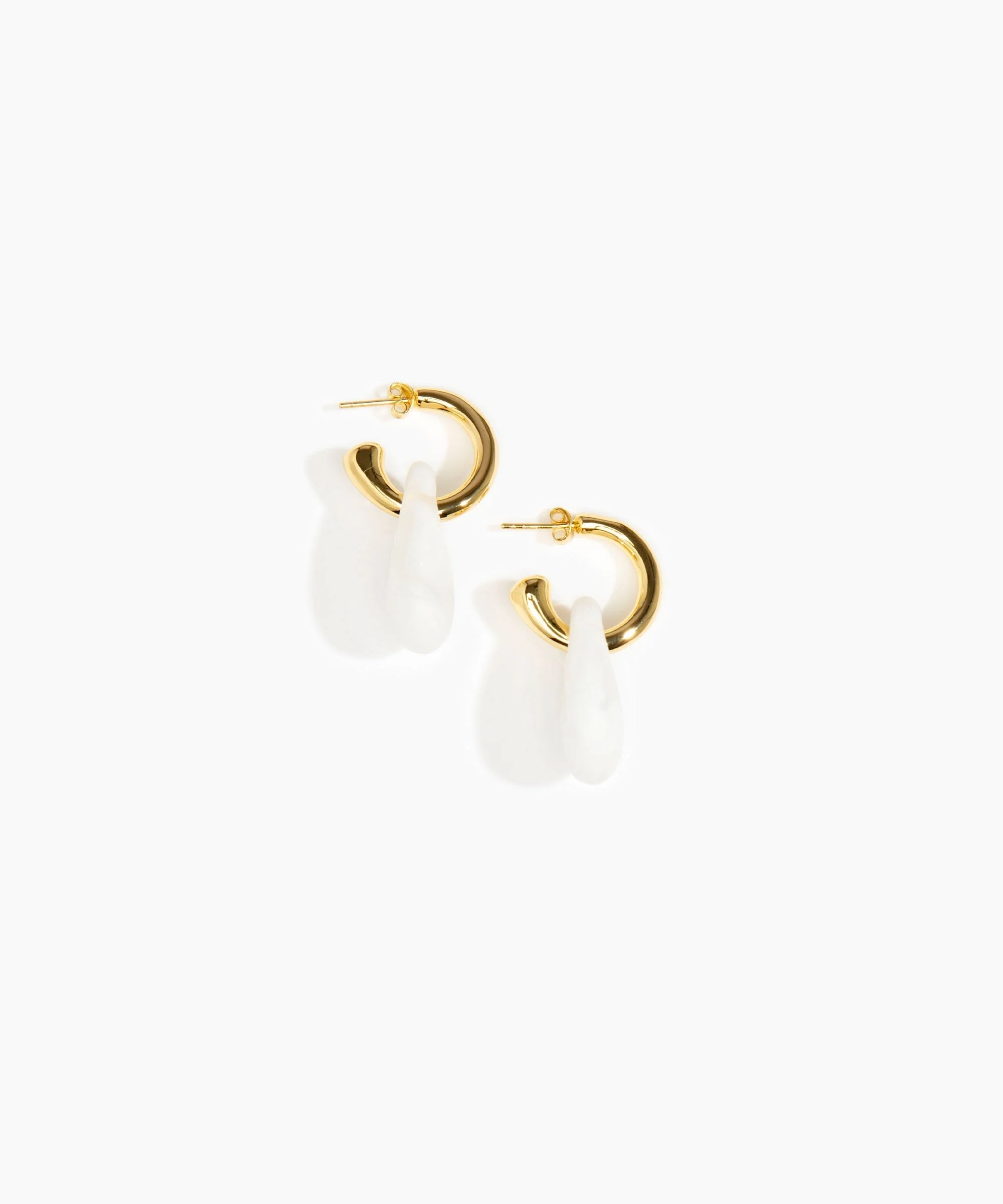 Small Rock Hoop Earrings - Image 15