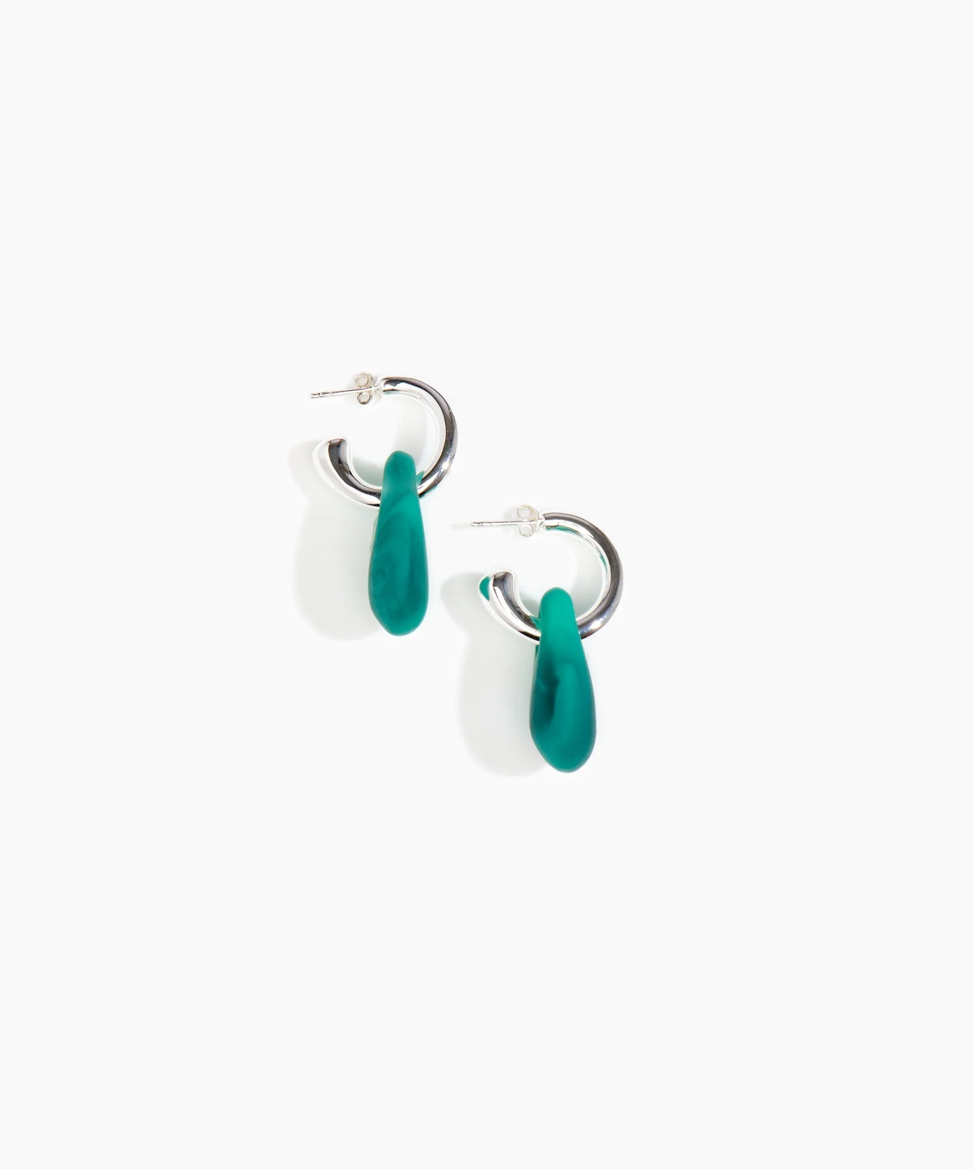 Small Rock Hoop Earrings - Image 16