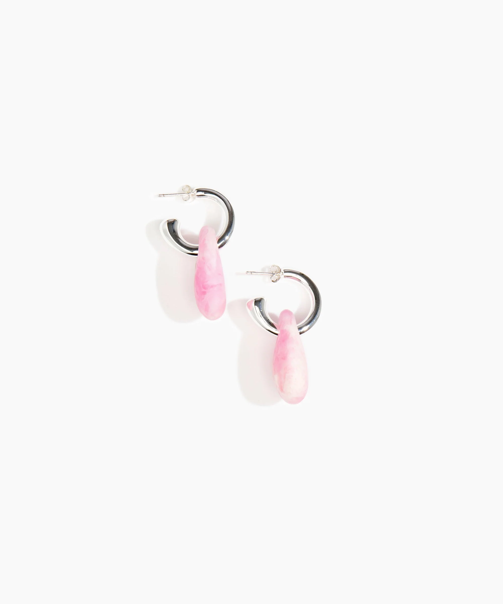 Small Rock Hoop Earrings - Image 17