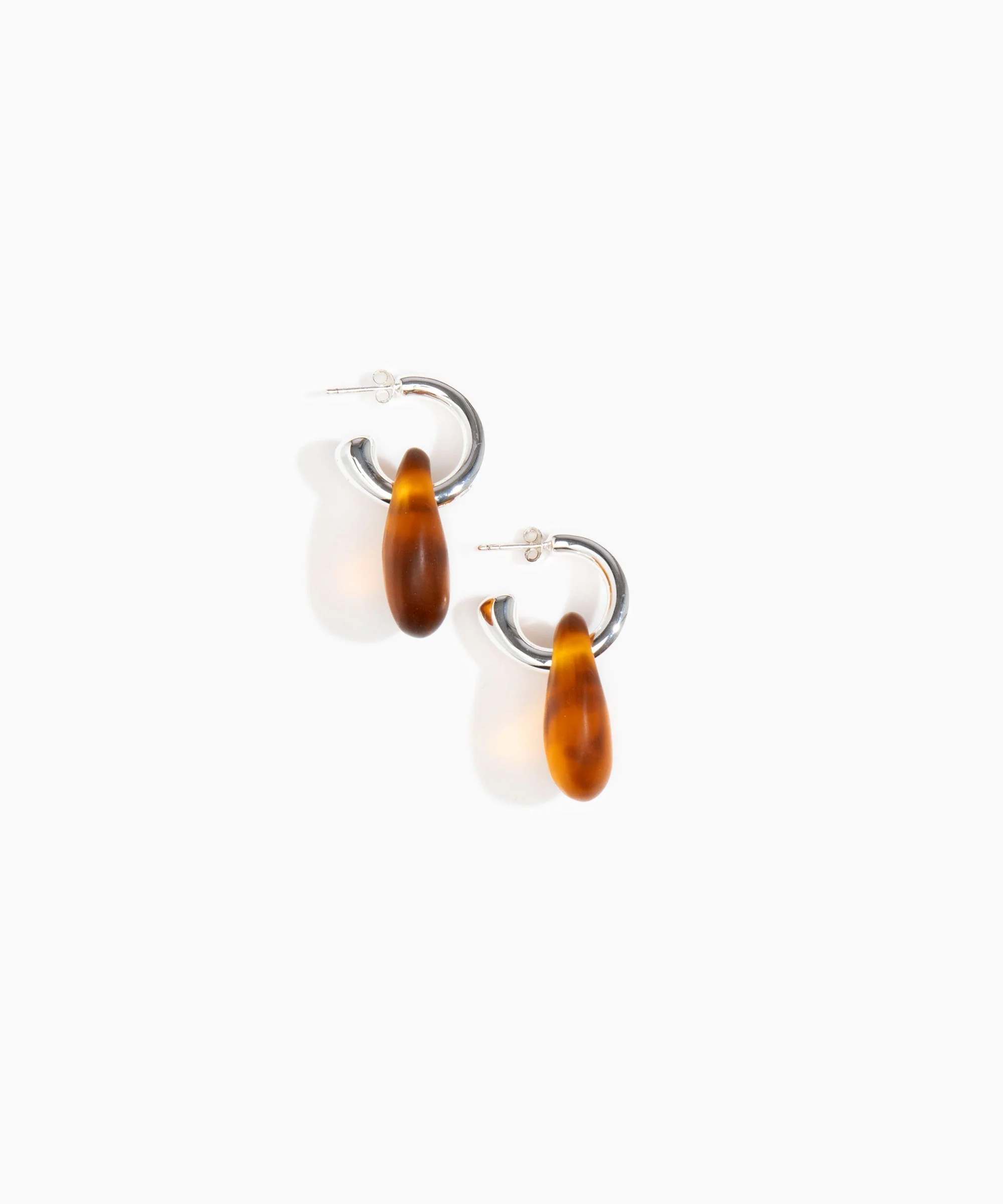 Small Rock Hoop Earrings - Image 18