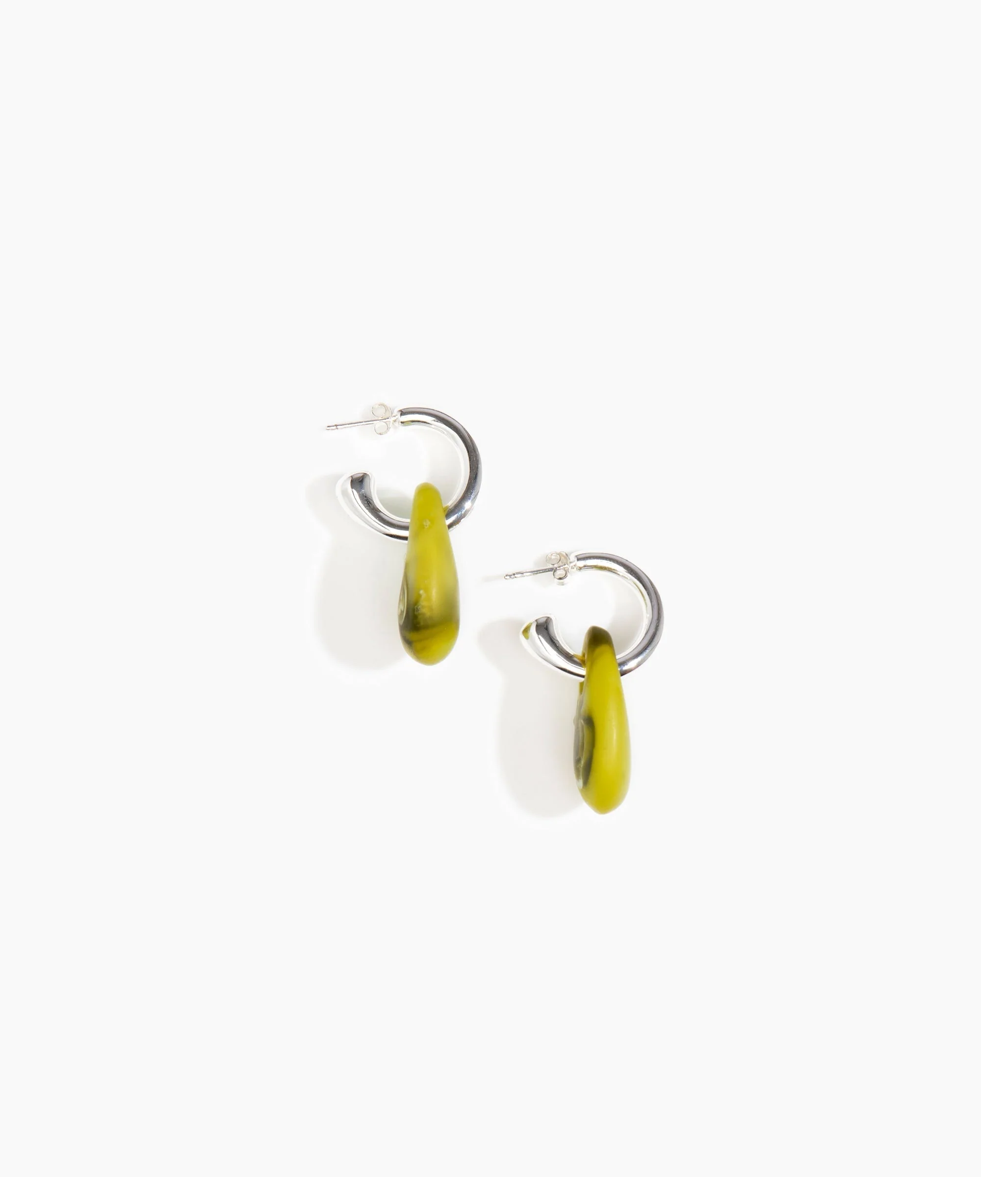 Small Rock Hoop Earrings - Image 20