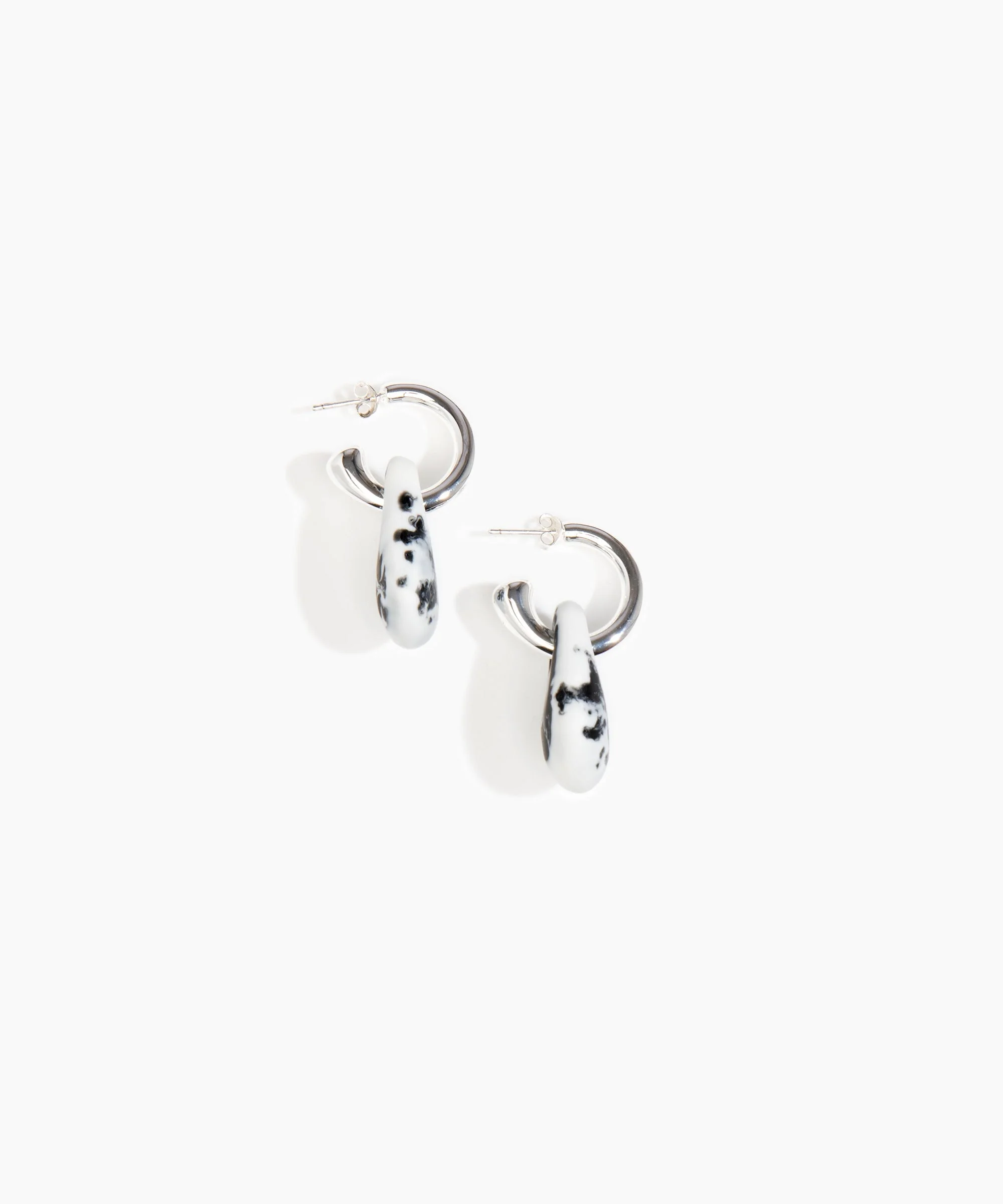 Small Rock Hoop Earrings - Image 21