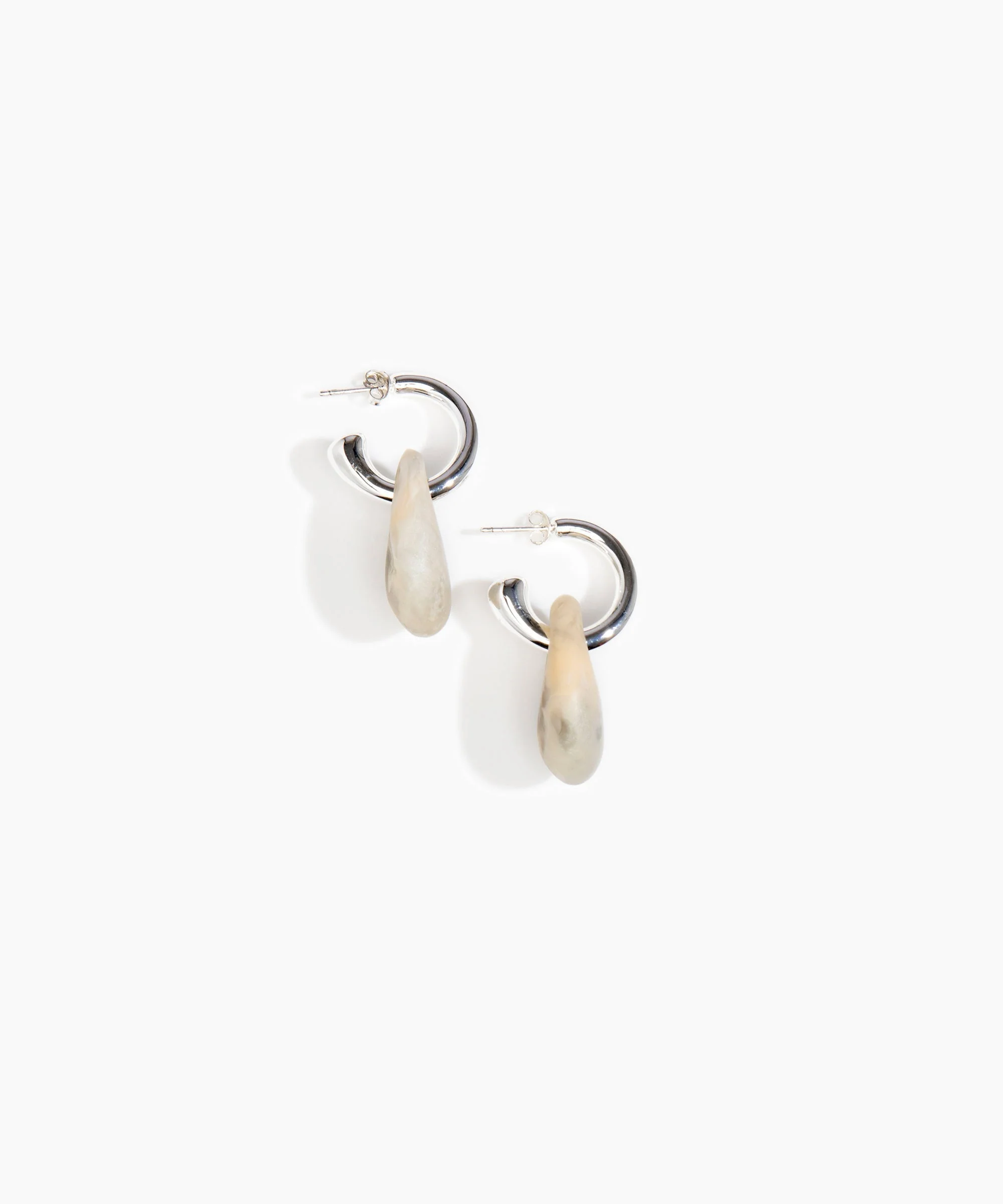 Small Rock Hoop Earrings - Image 23