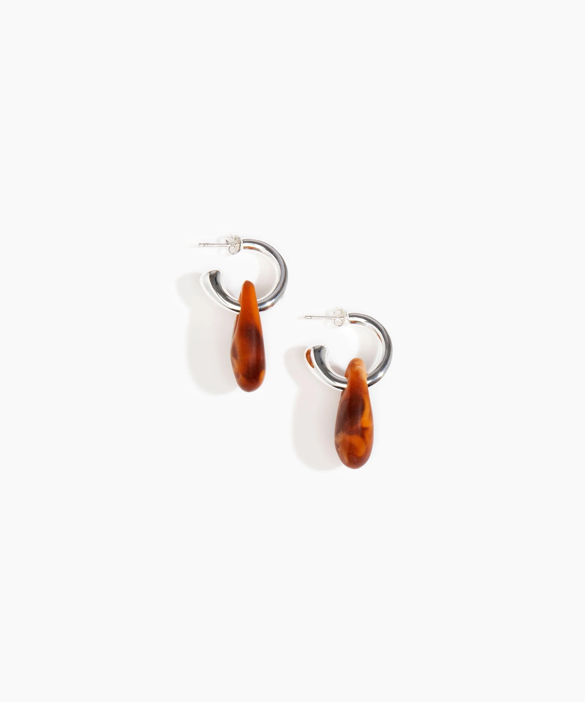 Small Rock Hoop Earrings - Image 25
