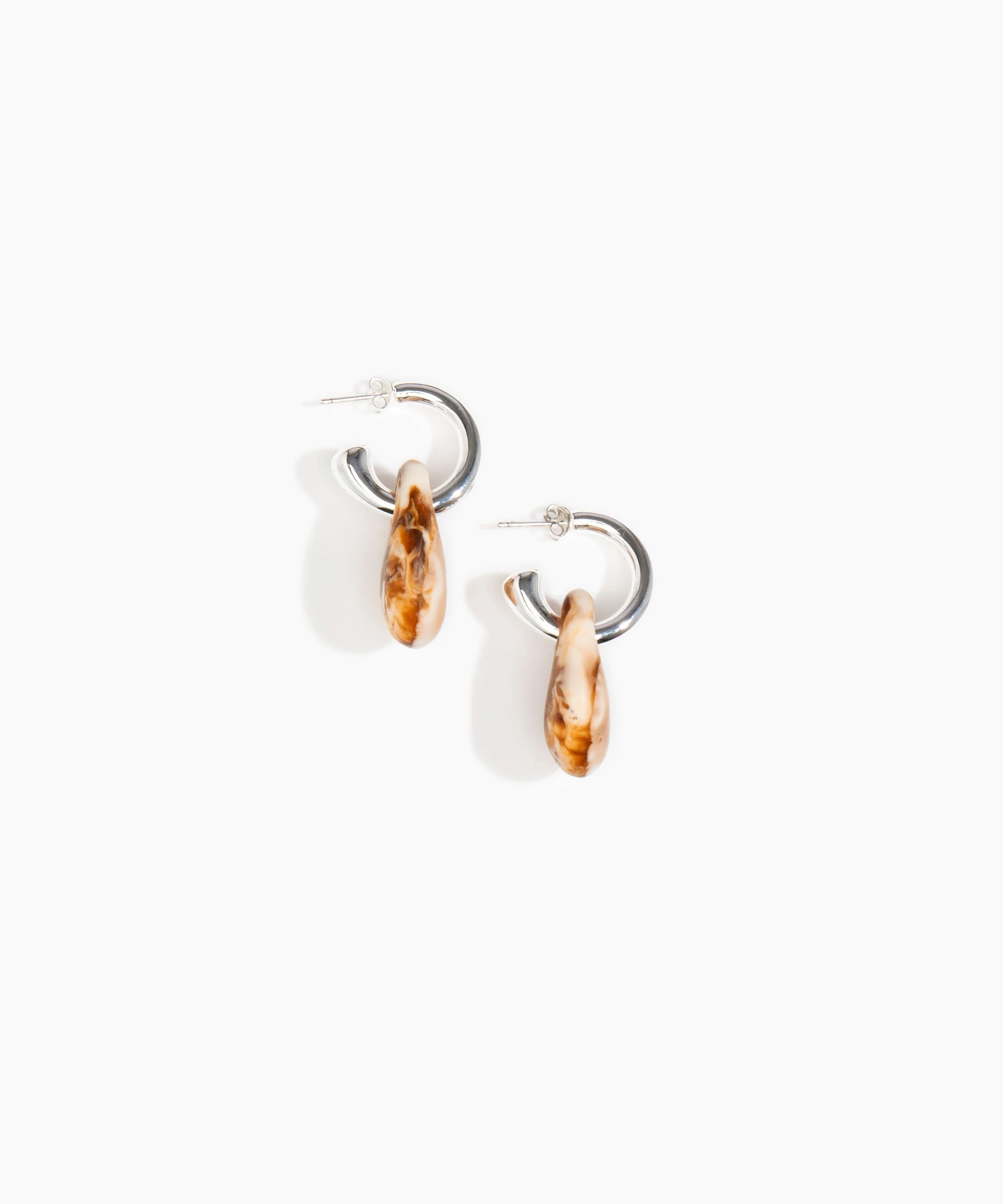 Small Rock Hoop Earrings - Image 26