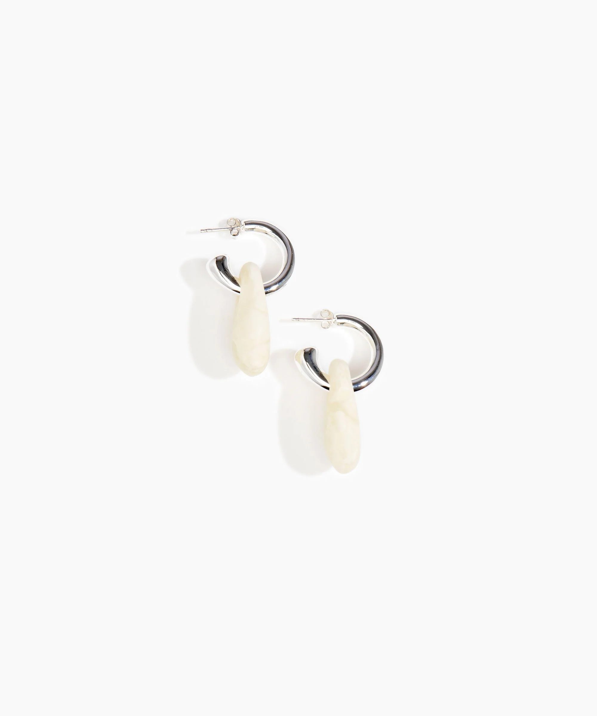 Small Rock Hoop Earrings - Image 27
