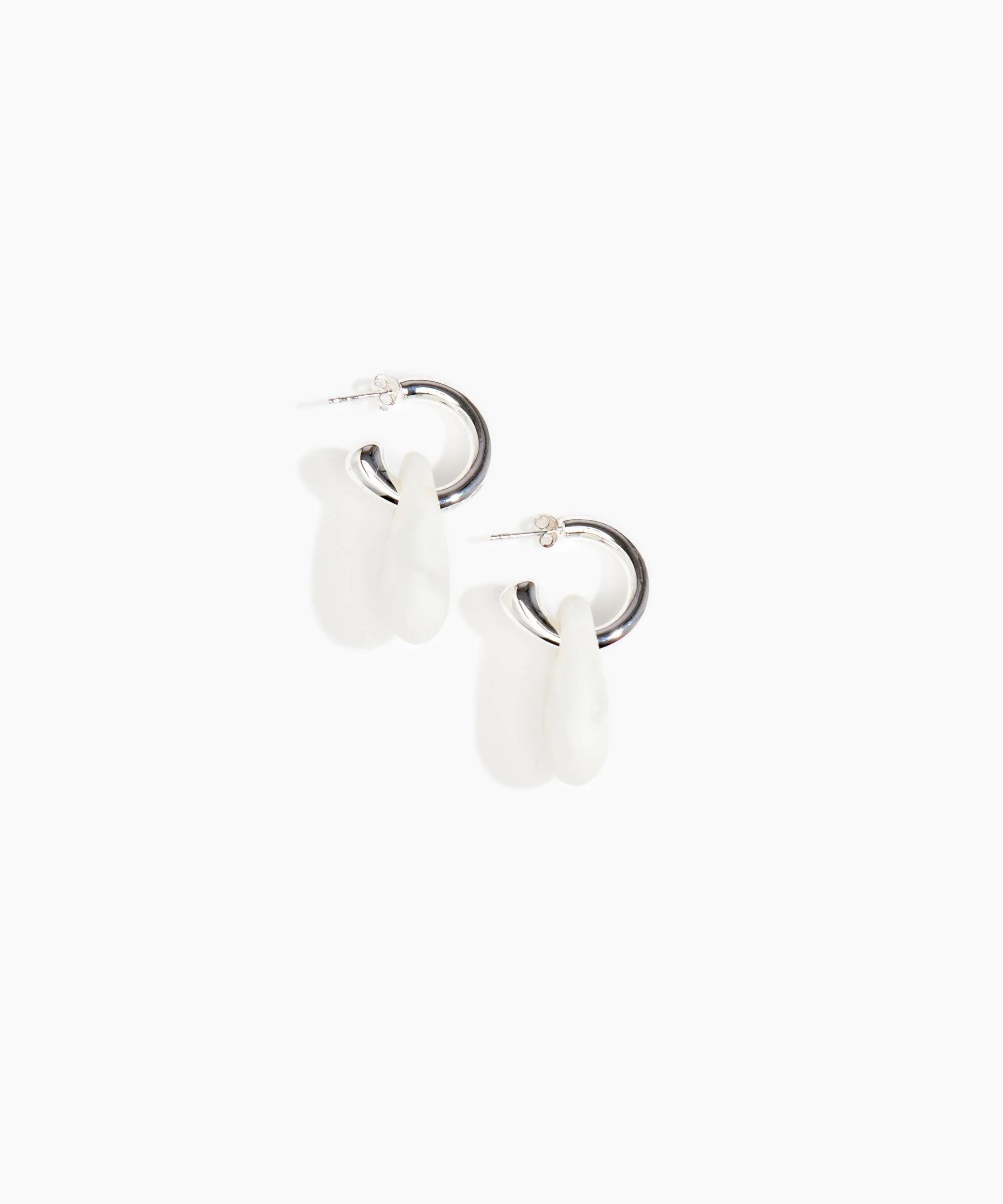 Small Rock Hoop Earrings - Image 29