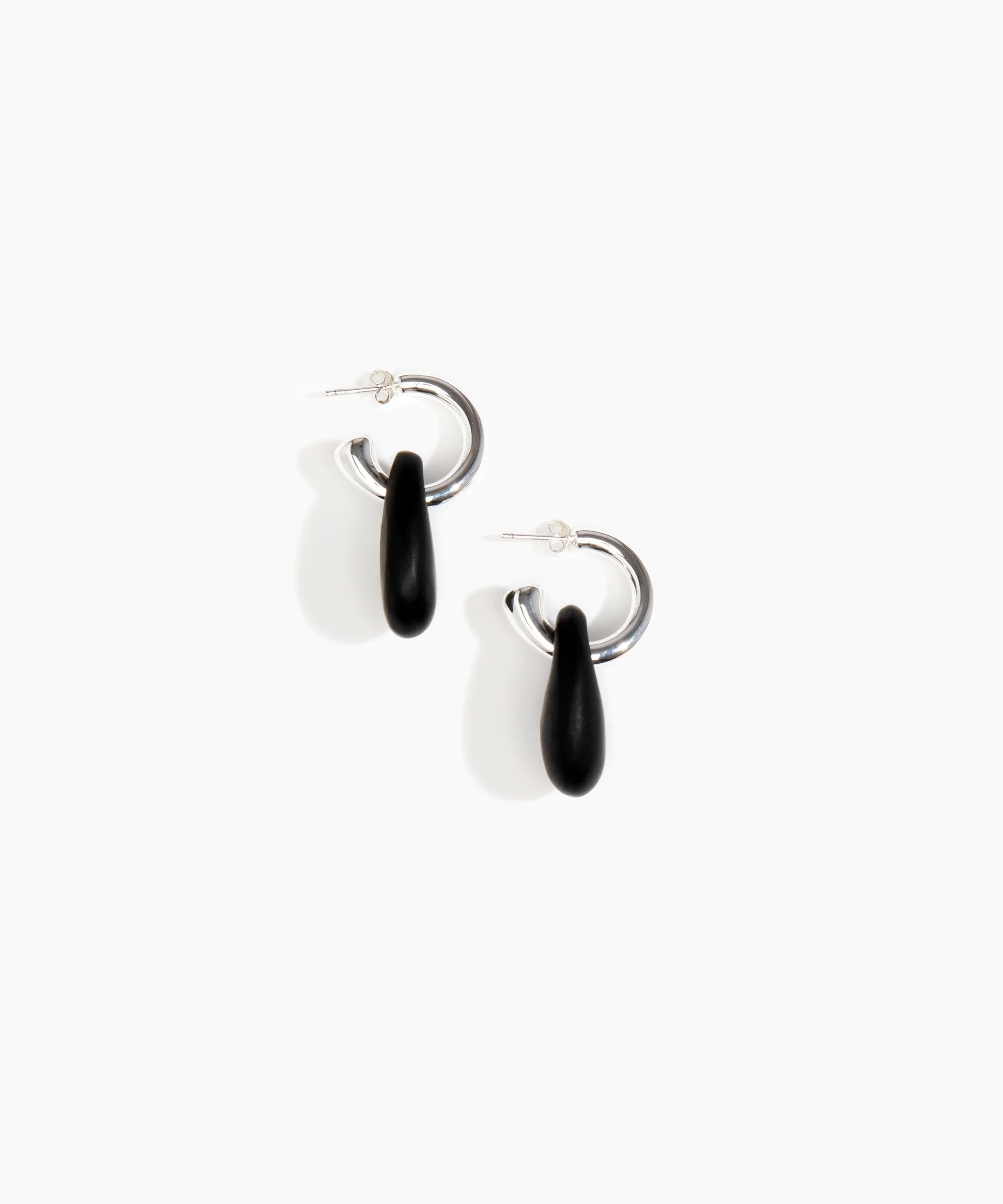 Small Rock Hoop Earrings - Image 30