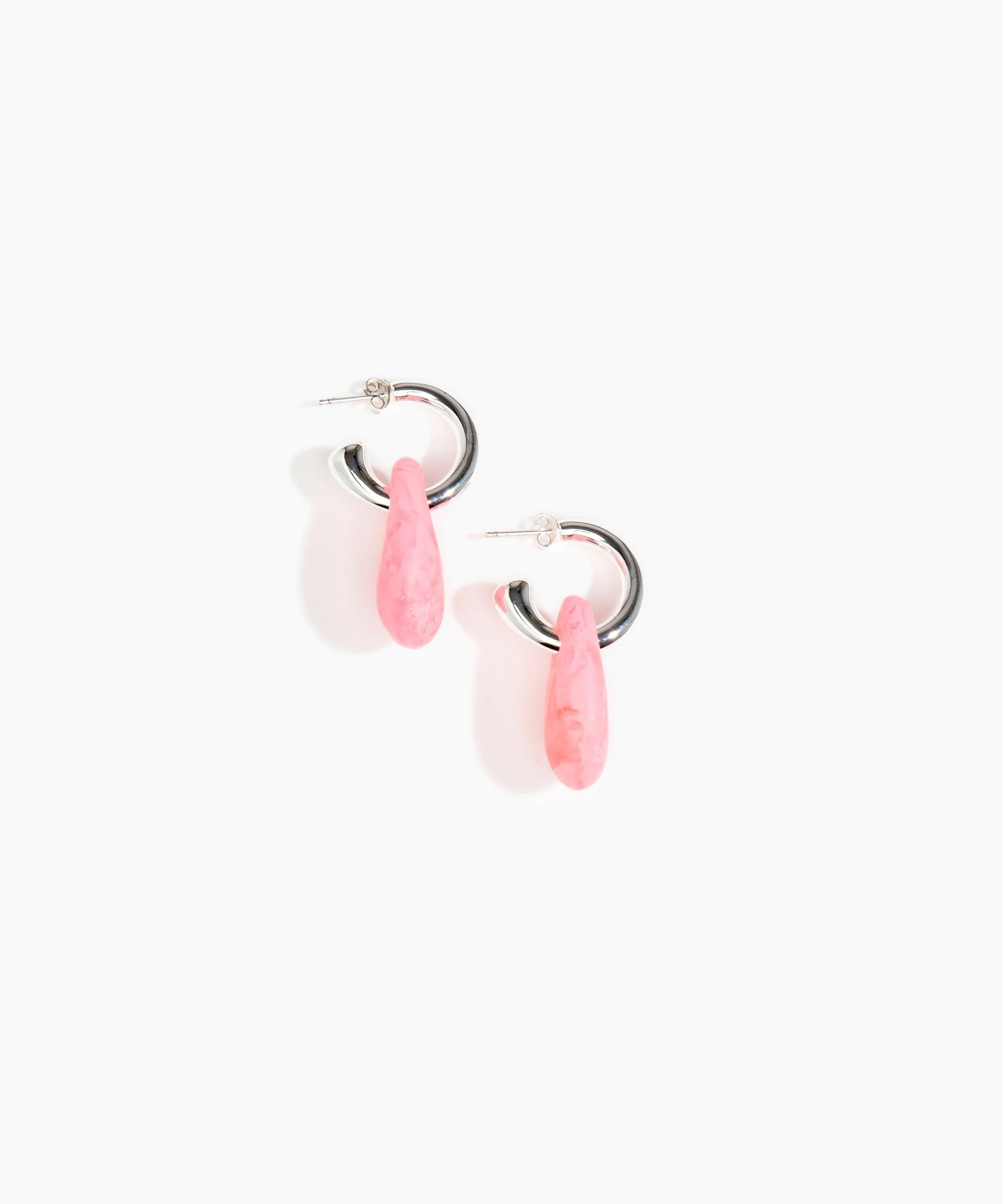 Small Rock Hoop Earrings - Image 31