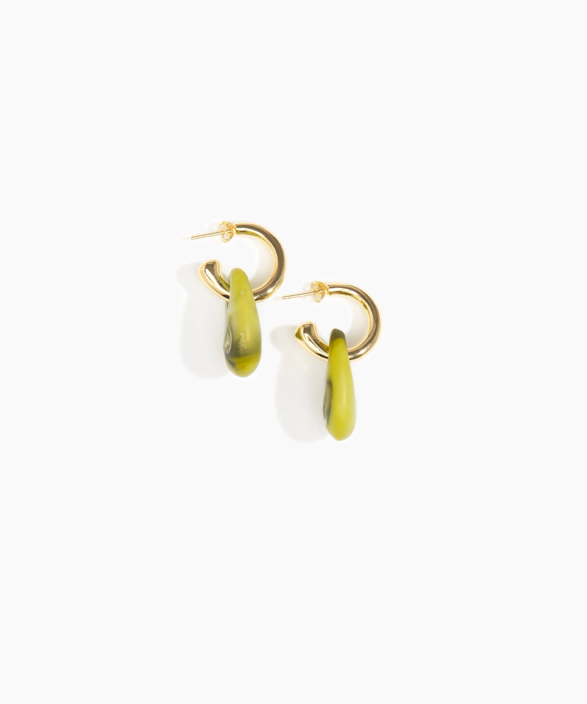 Small Rock Hoop Earrings - Image 39