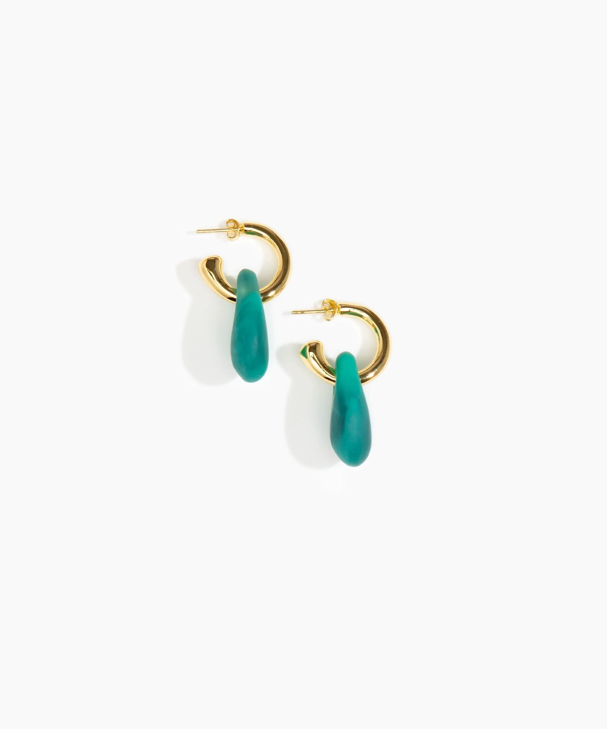 Small Rock Hoop Earrings - Image 46