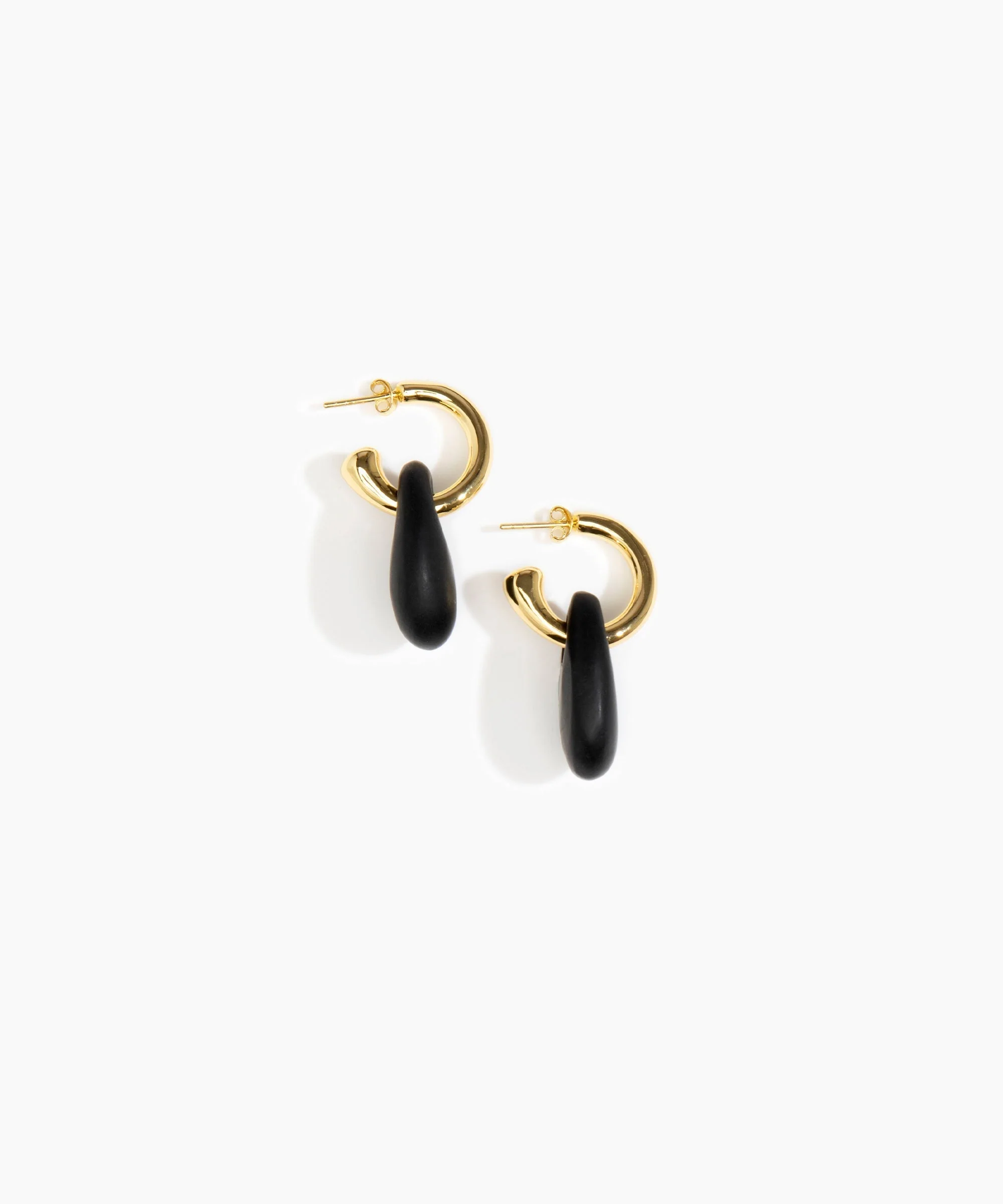 Small Rock Hoop Earrings - Image 49