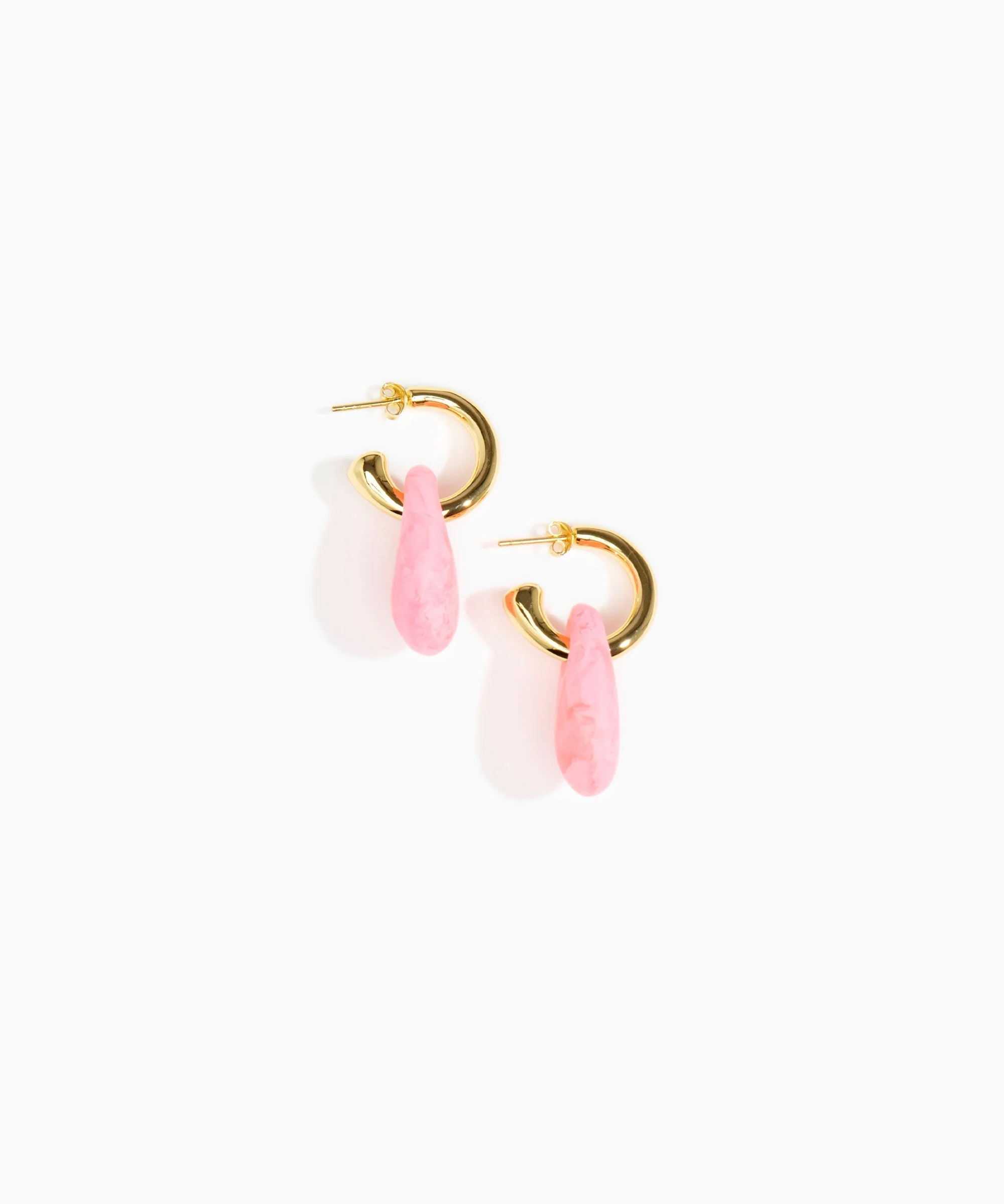 Small Rock Hoop Earrings - Image 52