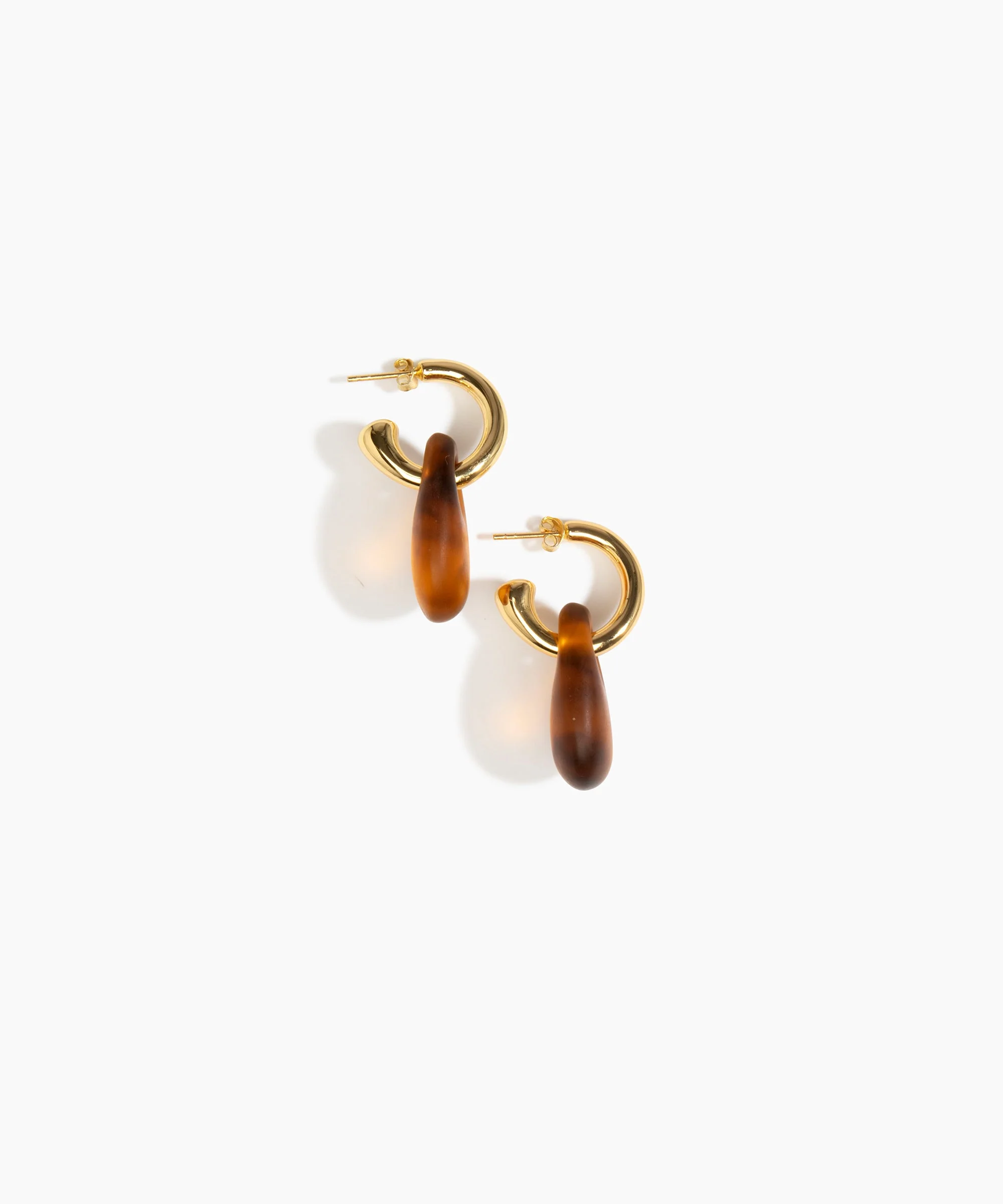 Small Rock Hoop Earrings - Image 54
