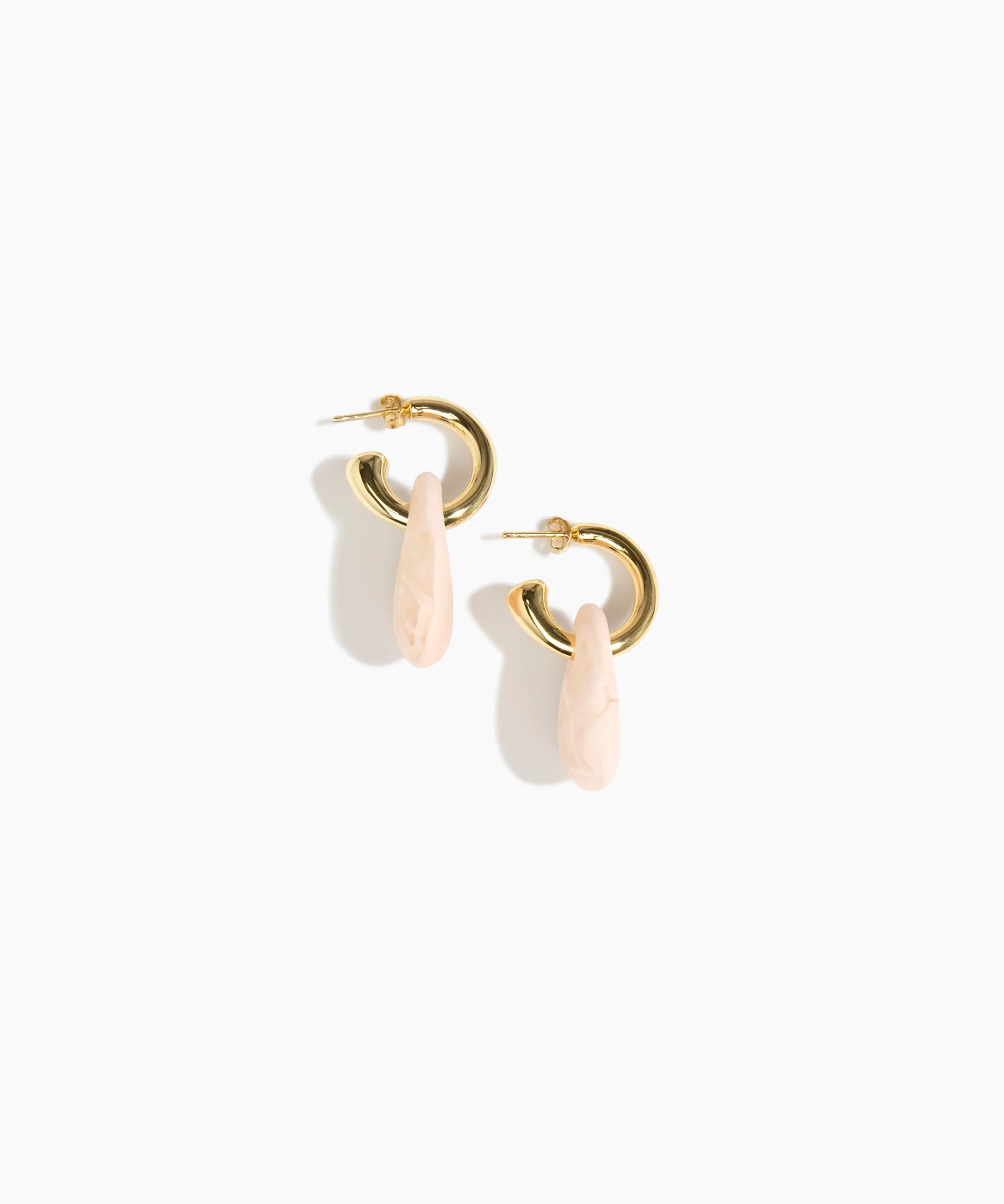 Small Rock Hoop Earrings - Image 56