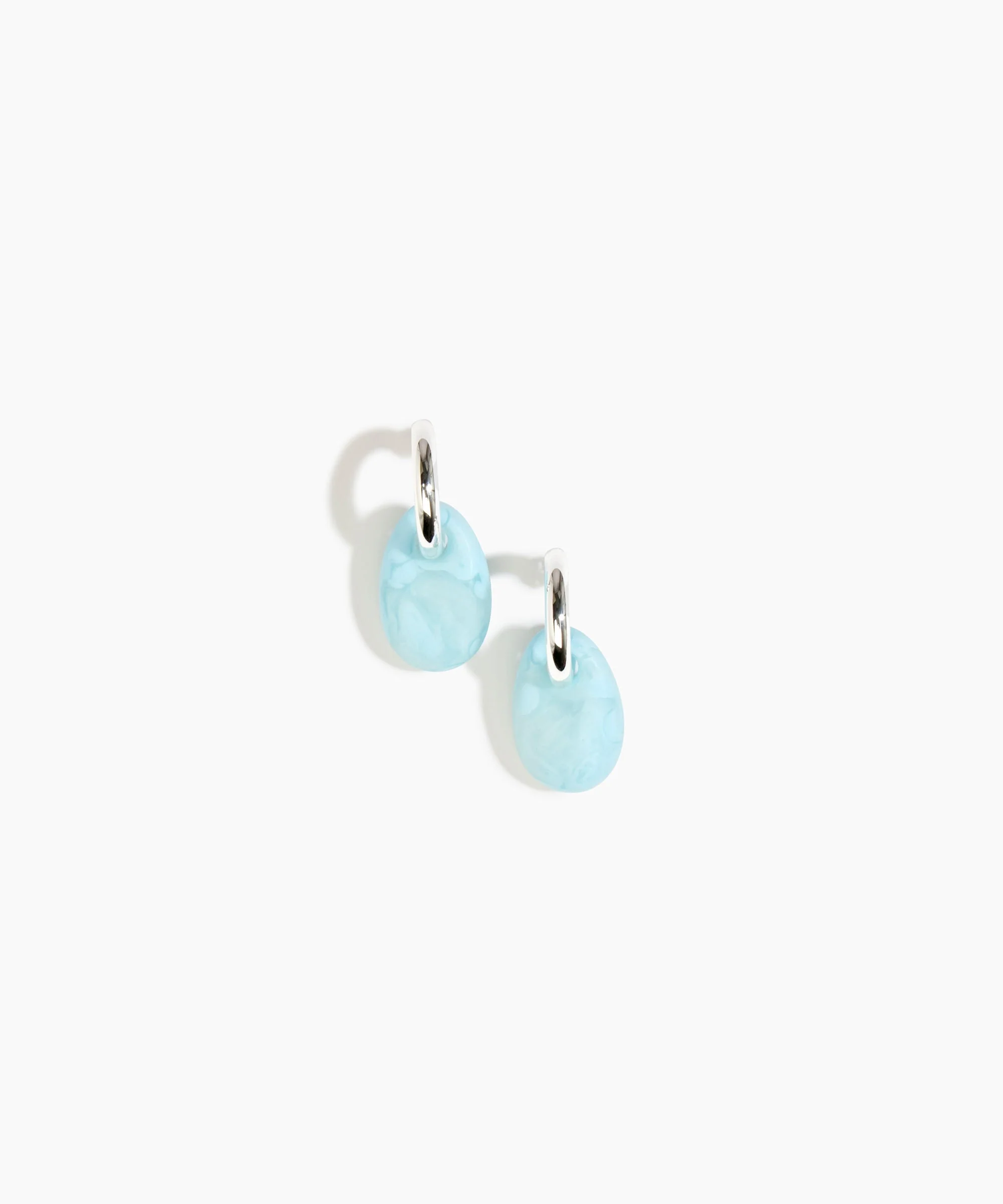 Small Rock Hoop Earrings - Image 61