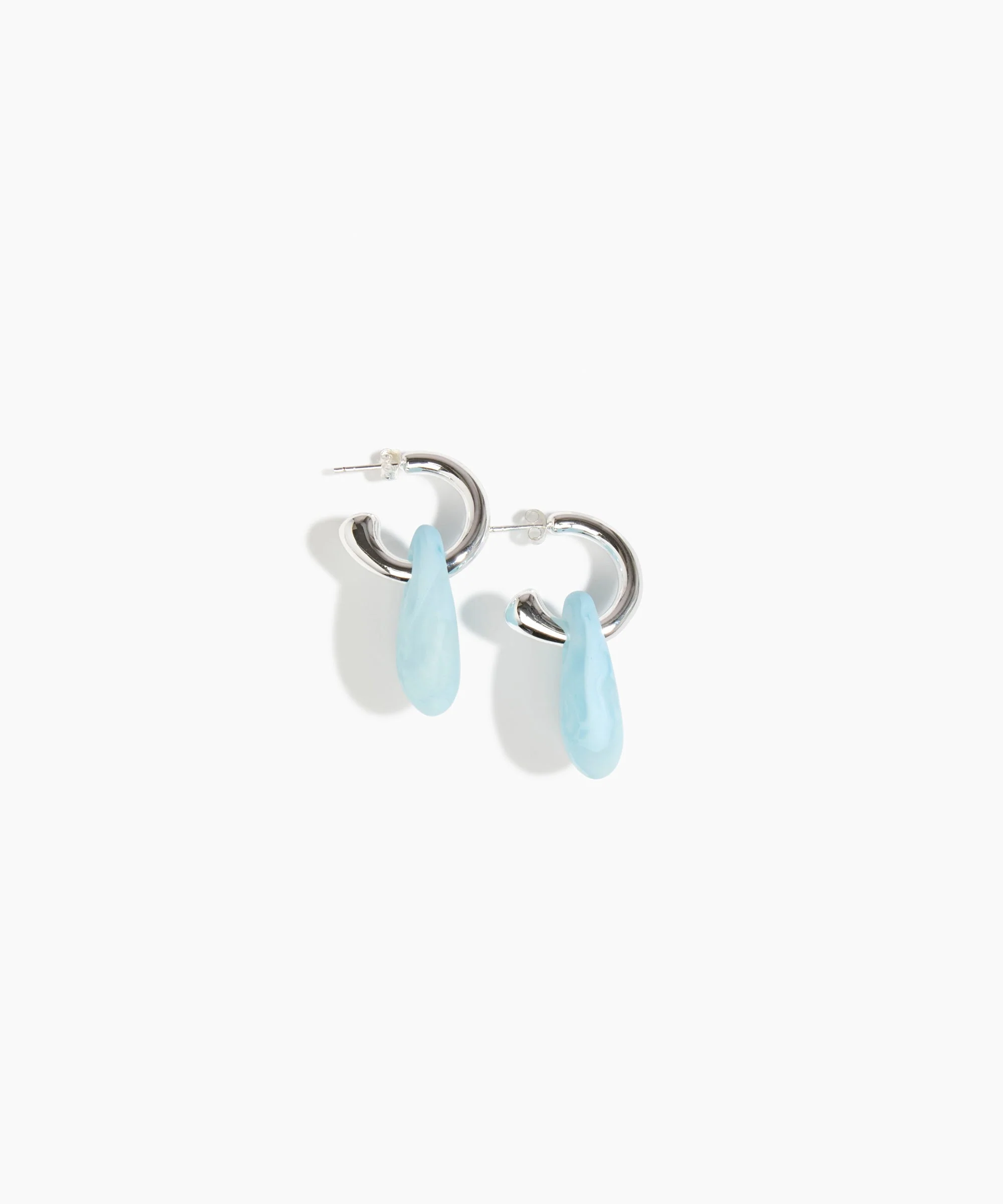 Small Rock Hoop Earrings - Image 62